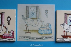 Geboortetegels Liselotte en Pepijn