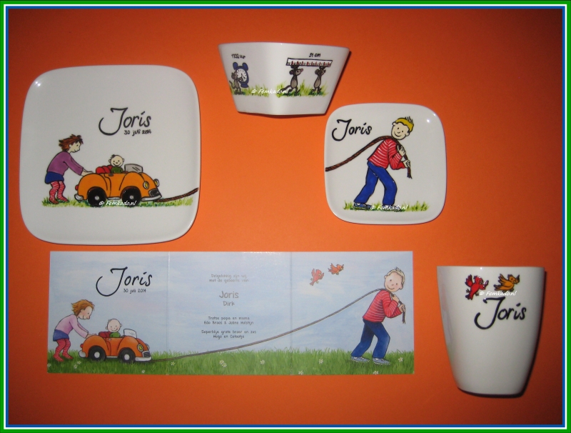 *Geboorteservies Joris