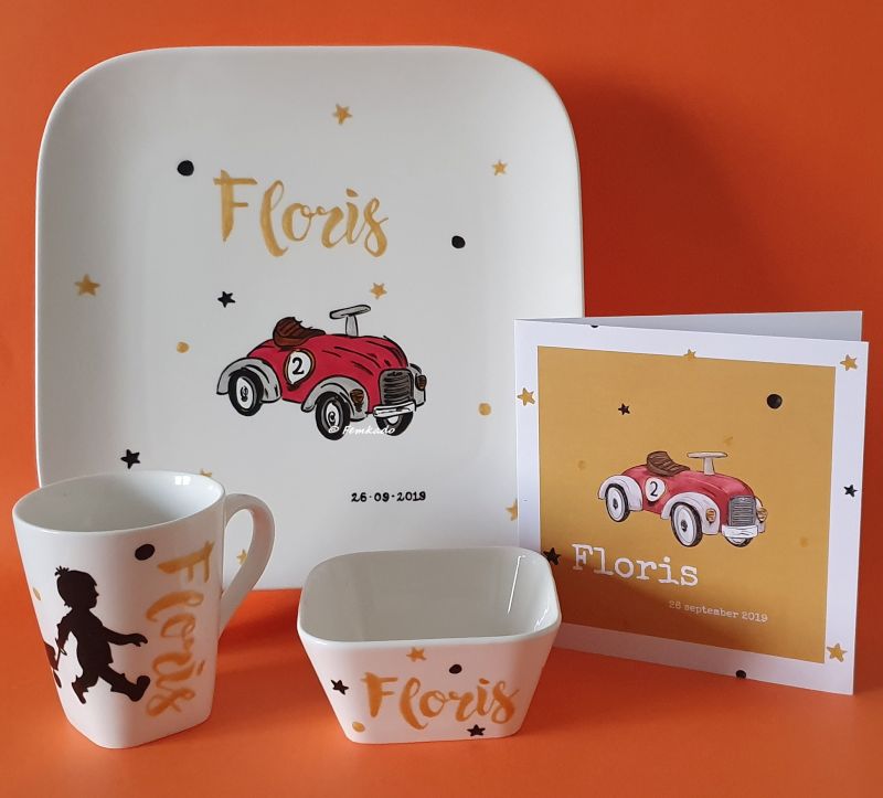 Geboorteservies Floris