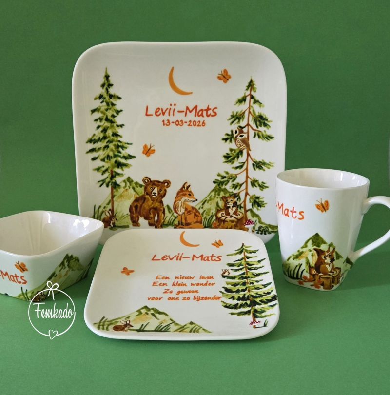 Geboorteservies Levii-Mats