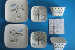 *Geboorteservies tweeling Lucas en Thijs