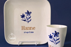 Verjaardagservies Hanne